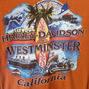 HARLEY DAVIDSON HOLLYWOOD CALIFORNIA T-SHIRT